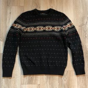 Navy Fair Isle Sweater (Men’s XS)
